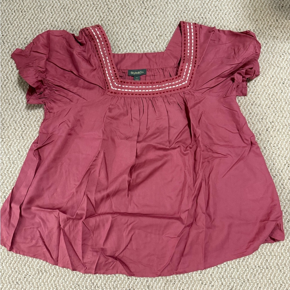 Sonoma peasant blouse